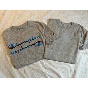 Champion Gray mens Tshirt Lot Size L